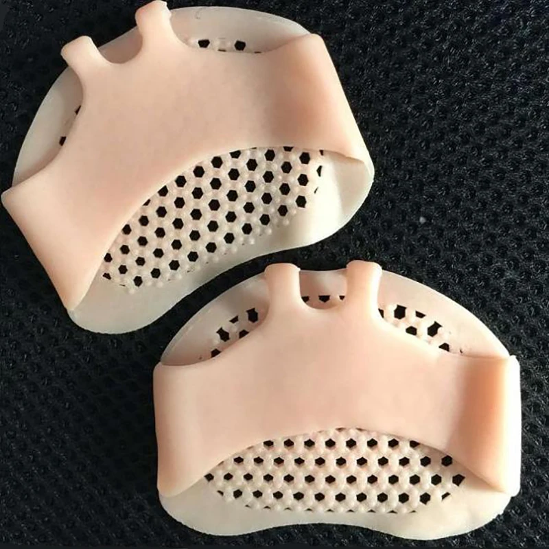 

One Pair Silicone Soft Pads High Heel Shoes Slip Resistant Protect Pain Relief Foot Care Forefoot Half Yard Invisible Gel Insole
