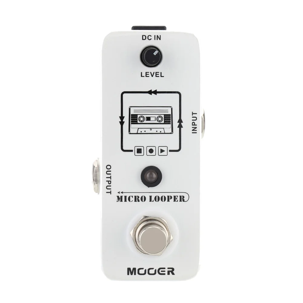 Mooer микро Лупер мини циклическая запись педаль для электрогитары истинное