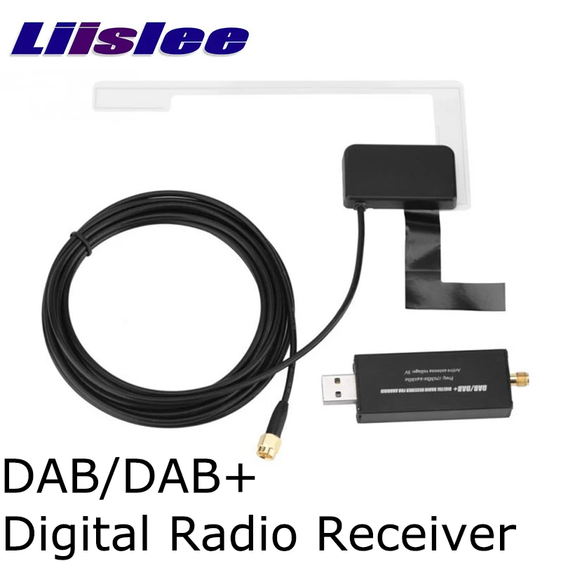 Liislee Автомобильный GPS мультимедийный DVD плеер USB DAB + цифровой радиоприемник Аудио