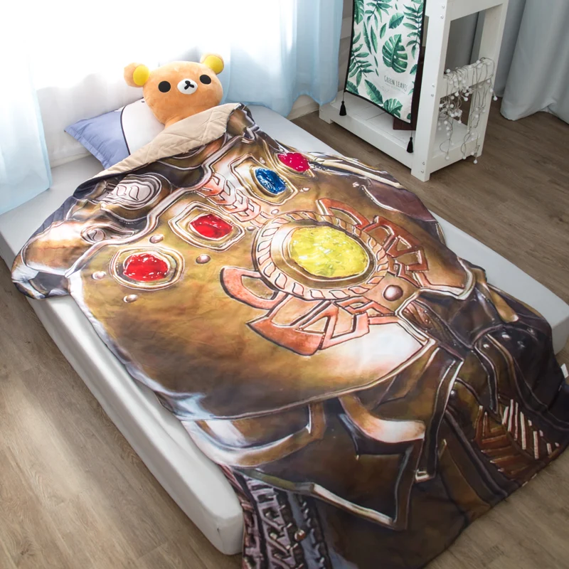 1 pcsInfinity Gauntlet Лето клевое покрывало кондиционер одеяло для детей и взрослых Marvel танос прохладный летом пледы одеяло
