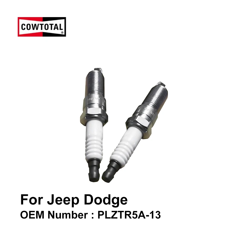 Cowtoитого платиновая Свеча зажигания для Jeep Wrangler Dodge Caravan Journey OE PLZTR5A 13 (упаковка из