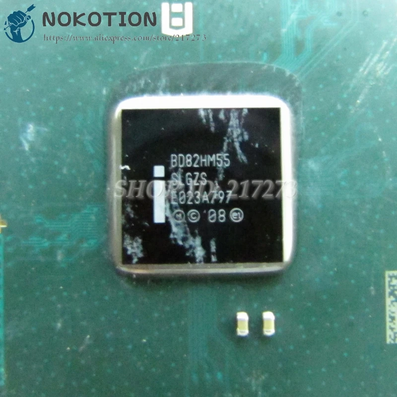 Материнская плата NOKOTION для ноутбука Acer aspire 4820 4820TG материнская HM55 DDR3 HD5650M 1 ГБ MBPVL06001