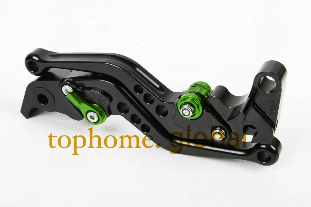 

Для Kawasaki ZX9R 1998 1999/ER-5 2004-2005 короткие черные тормозные рычаги сцепления с ЧПУ