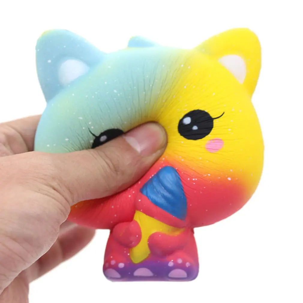 Jumbo Ice Cream Cat Slow Rising Stress Relief Galaxy Toy Squishy Collections Diy Products Rebound | Игрушки и хобби