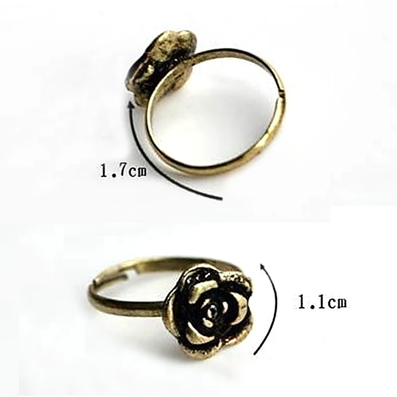 Женское кольцо в виде розы с изменяемым размером|rose ring|delicate ringring ring |