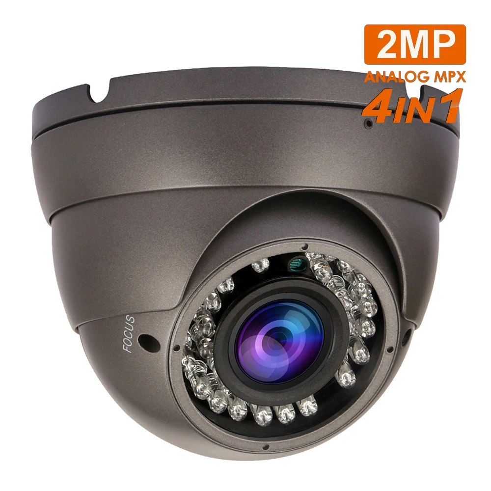 4 в 1 1080 P AHD/TVI/CVI/CVBS 4X зум-объектив 2,8-12 мм мини камера наблюдения CCTV аналоговых камер водонепроницаемая/Антивандальная наружная камера безопасности