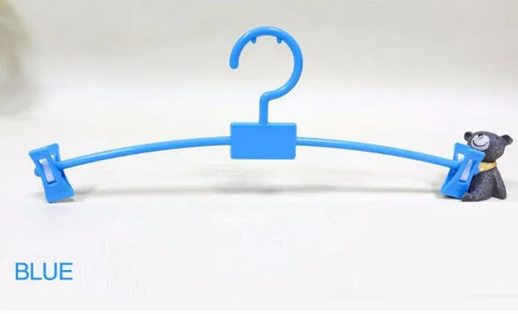Hangerlink цветная пластиковая вешалка с зажимами для бюстгальтера, вешалка для нижнего белья, вешалка для нижнего белья(20 шт./лот