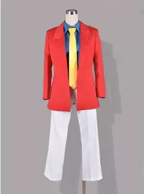 

Lupin III Necklace Of Cleopatra Arsene Lupin Cosplay Costume Adult Men's Carnival Outfit Costume