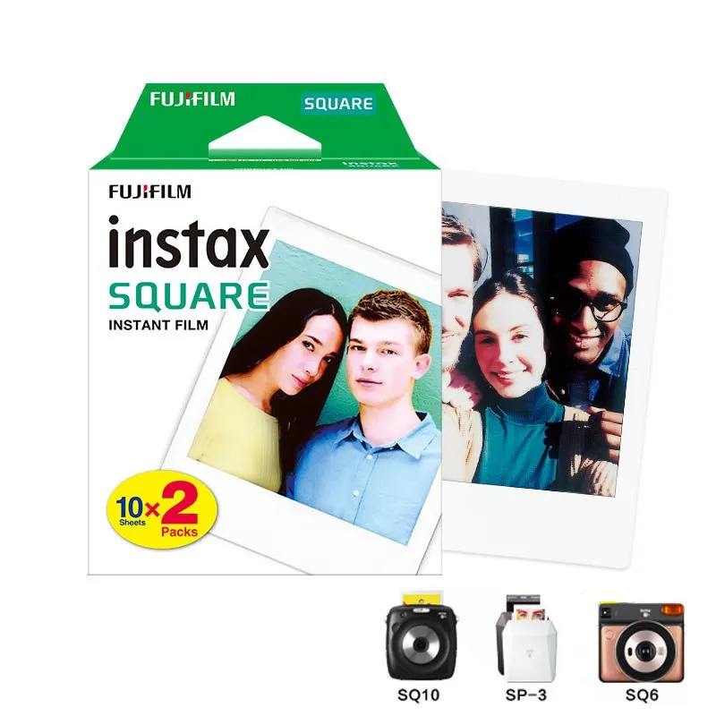 Квадратная пленка 30 листов белая краевая фотобумага для Fujifilm Instax SQUARE SQ6 SQ10 SQ20