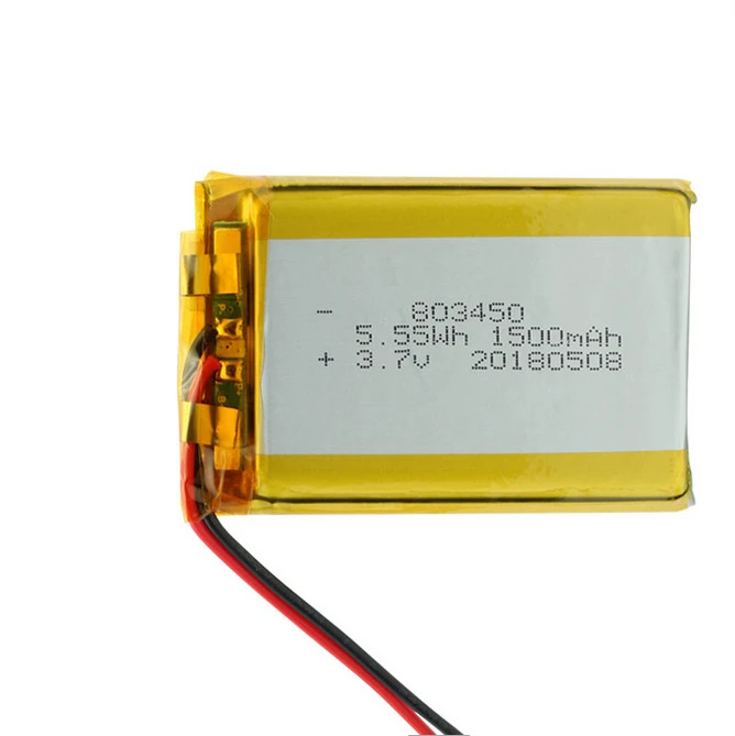 803450 1500 mAh 3 7 v перезаряжаемый lipo аккумулятор литий полимерный mah батареи для