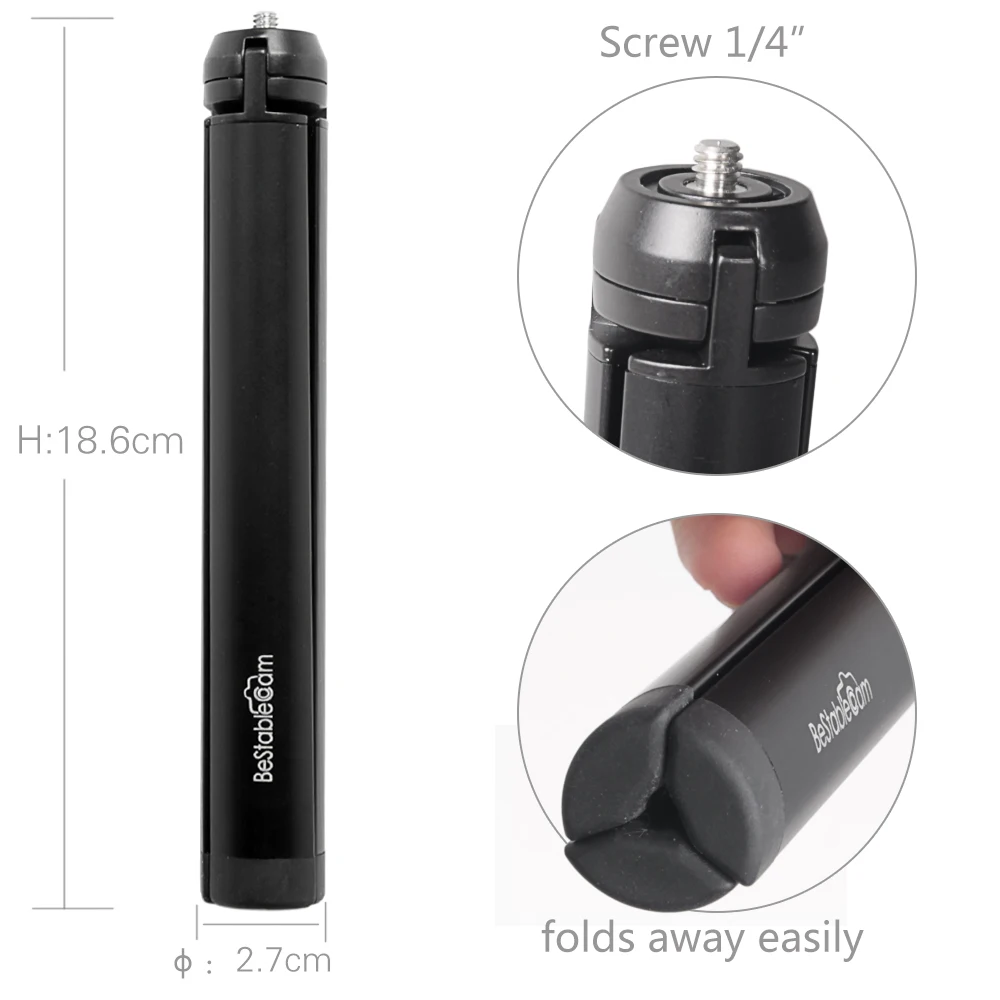 ASHANKS алюминиевая мини настольная ножка штатива для головка селфи палка Выдвижная