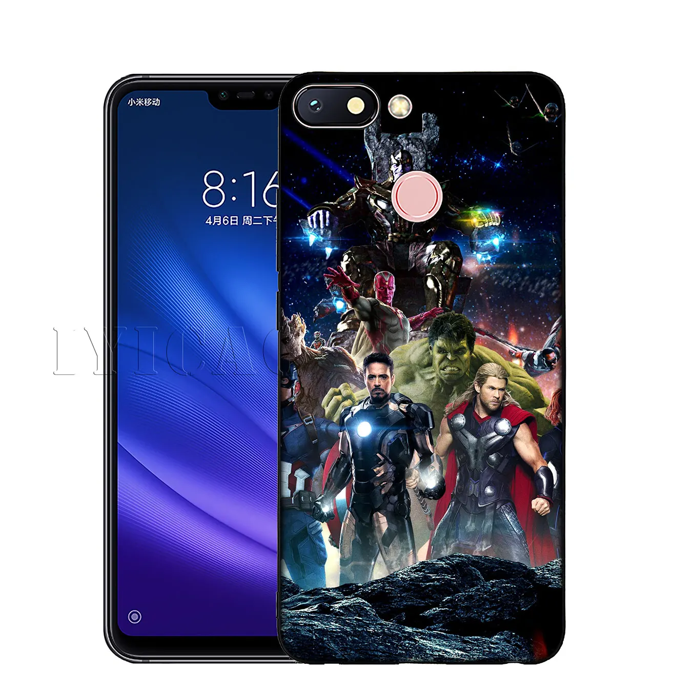 IYICAO Marvel's Мстители Мягкий силиконовый чехол для телефона Xiaomi Mi 10 9 9T CC9 CC9E 8 SE A3 Pro A1