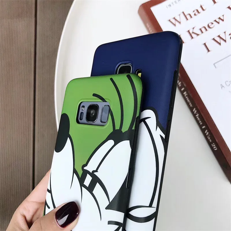 Чехлы с забавными рисунками Дональда Дака для samsung Galaxy S8 S8plus S9 S9plus Note8 Note9 Мягкий