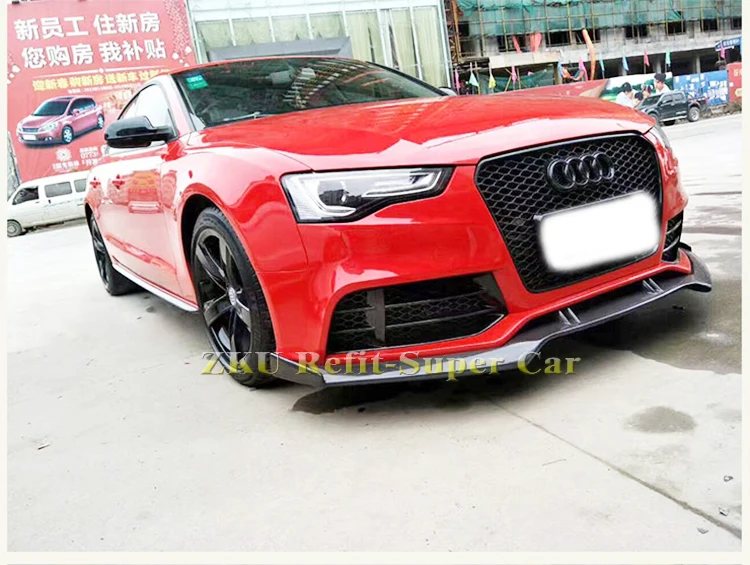 RS5 ABT Стиль карбоновый бампер передний бампер для Audi A5 2012