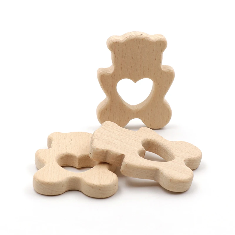 2 шт. деревянный Прорезыватель для зубов из бука|wooden teethers|food teethernatural teether |