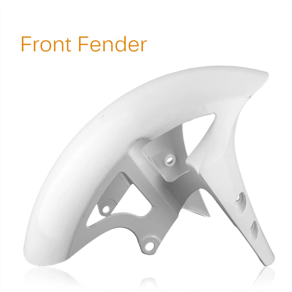 

Unpainted White Front Wheel Fender Mudguard Splash Extension Extender Fairing Cover For Yamaha YZF R1 YZR-R1 2009-2014 Body Kit