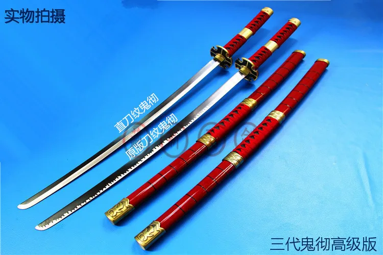 Цельнокроеное кольцо Roronoa Zoro Trafalgar Law аниме для косплея стальной нож лезвие катаны