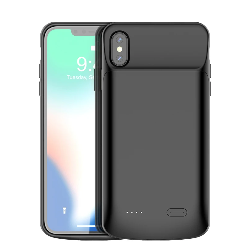 Чехол для зарядного устройства для iPhone X XS MAX XR чехол для аккумулятора power Bank чехол для зарядки s зарядное устройство ультра тонкий внешний чехол