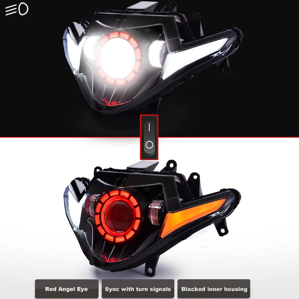 Полный комплект светодиодных фар KT для Suzuki GSX250R 2017 +|assembly|assembly kit |