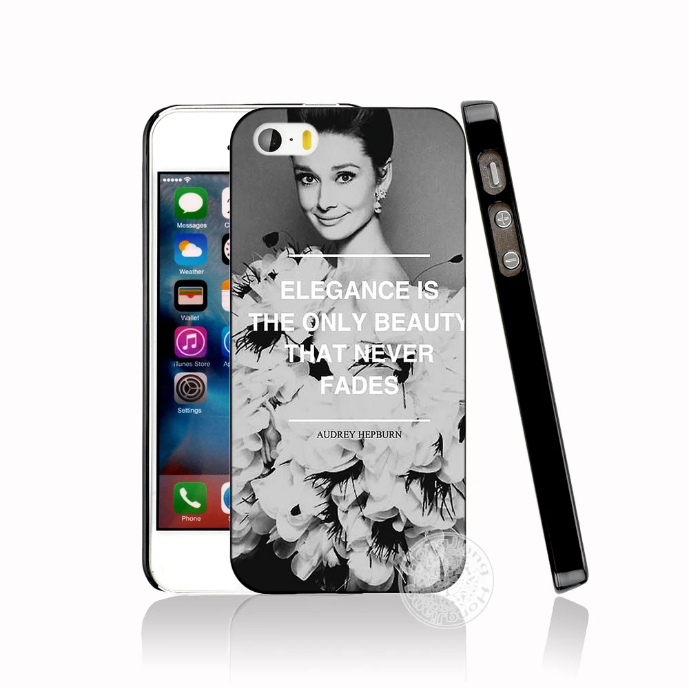 HAMEINUO Одри Хепберн модное леди Чехол для мобильного телефона iphone 6 4 4s 5 5s SE 5c 6s 7 8