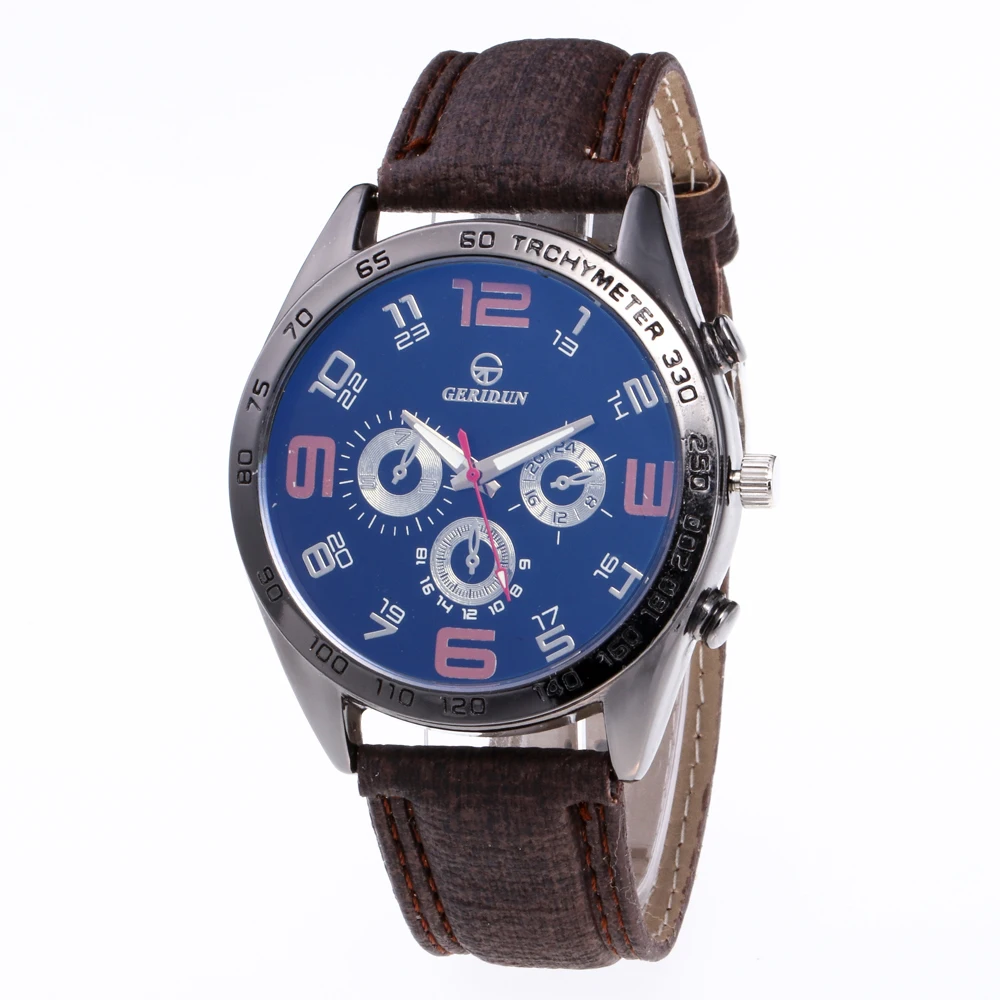 Прямая поставка Топ бренд Роскошные мужские часы модные повседневные кварцевые