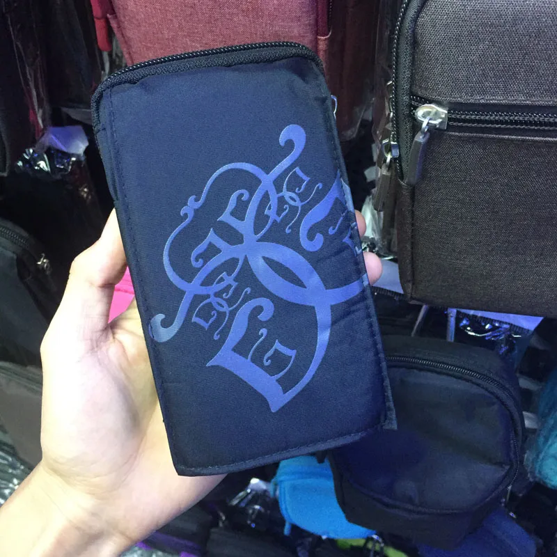 Black EFG FULAIKATE, универсальный кошелек, сумка для iphone 6 Plus, чехол для скалолазания, для iphone 6, мобильный телефон, спортивные сумки для отдыха, для samsung S6 - Цвет: Black EFG