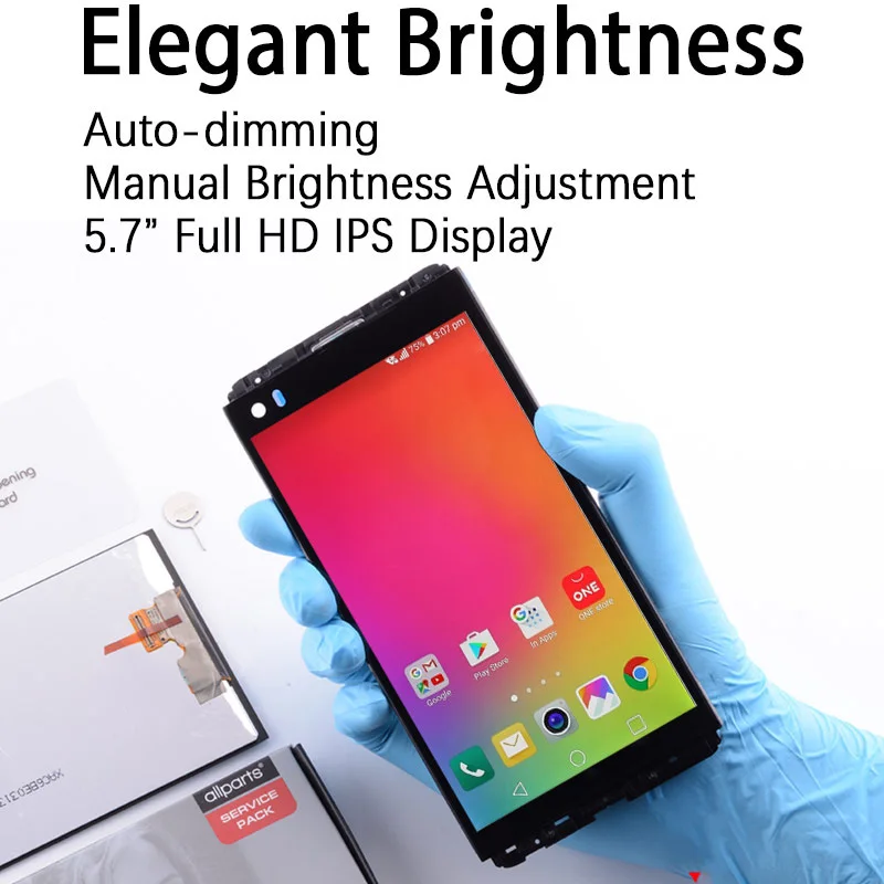 2560x1440 5 7 ''ips lcd для LG V20 ЖК-дисплей с сенсорным экраном VS995 VS996 LS997 H910 дигитайзер