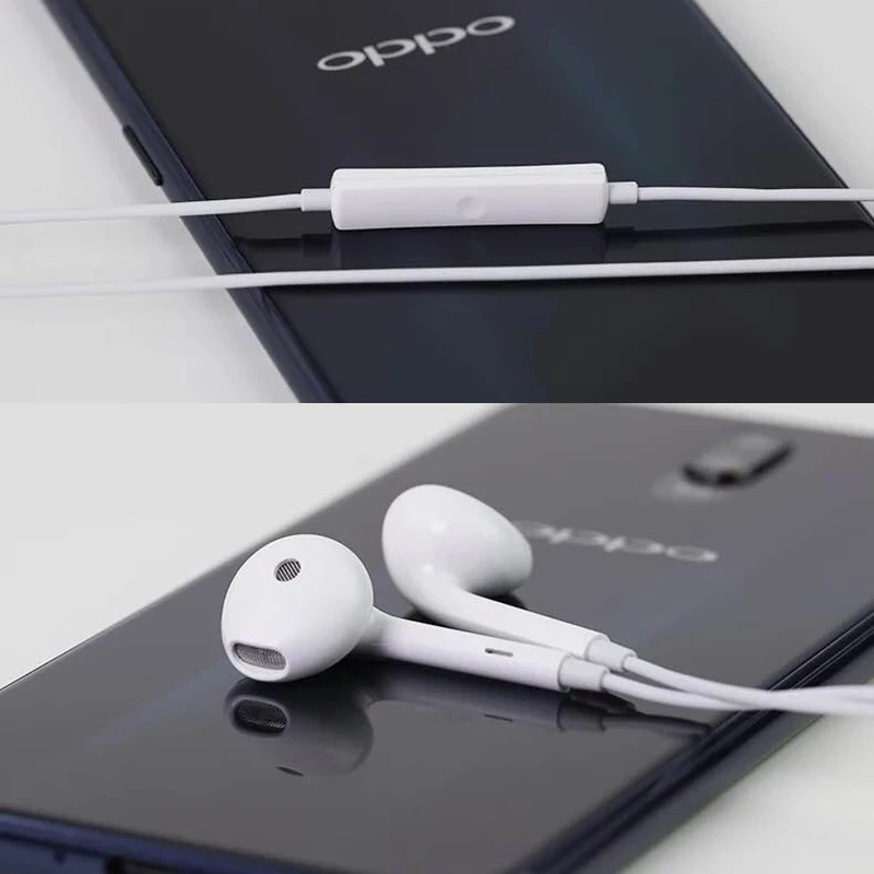 Оригинальные OPPO MH135 R15 профессиональные наушники с микрофоном проводные