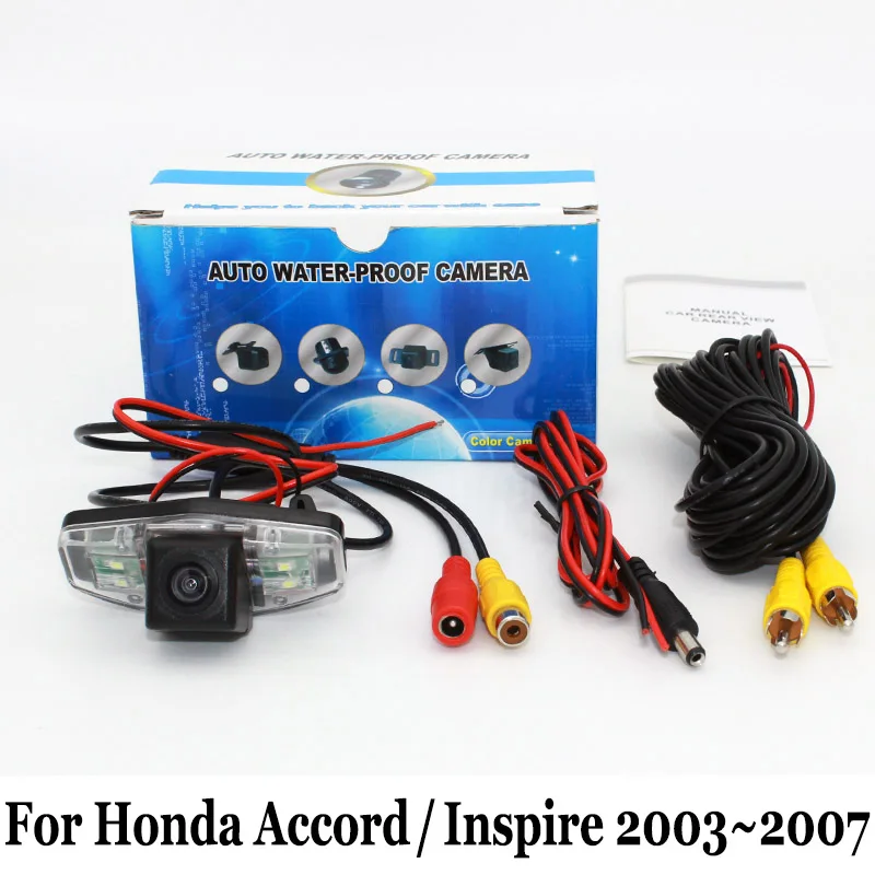 Для Honda Accord/Inspire 7th 2003 ~ 208/RCA AUX провод или беспроводная автомобильная парковочная
