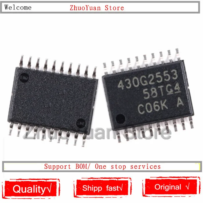 1 шт./лот новый оригинальный MSP430G2553IPW20R 430G2553 MSP430G2553IPW20 MSP430G2553 TSSOP 20