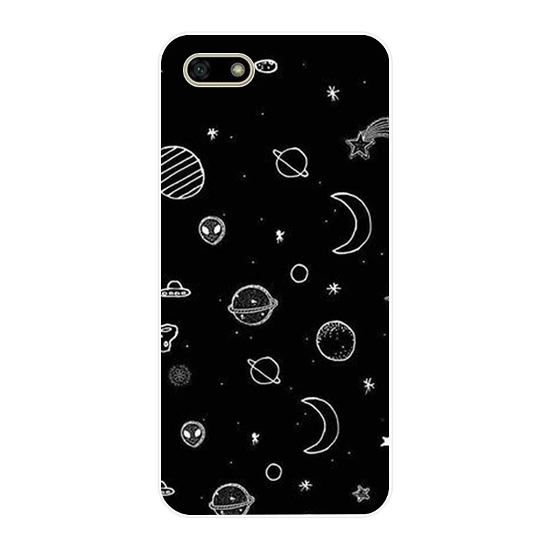H Silicone case For 5.45&quot inch Huawei Y5 2018 PRIME Soft back cover Phone Case for on Coque bumper bags | Мобильные телефоны и