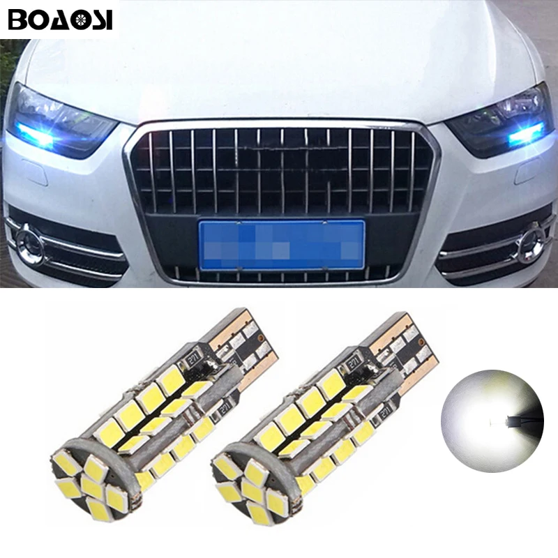 BOAOSI 2x Car LED T10 Canbus W5W No error Wedge Light For AUDI A2 A3 8L 8P A4 B5 A6 4B 4F A8 D2 TT Q3 Q5 Q7 C5 C6 C7 S2 S4 | Автомобили и