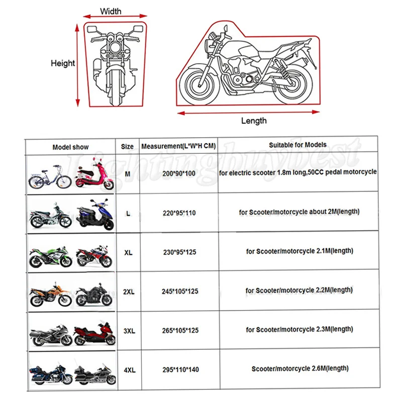 Чехол для мотоцикла XXXL подходит Yamaha V Star XVS 650 950 1100 1300 XV1600 / Honda Shadow 600 750 Kawasaki VULCAN|kawasaki