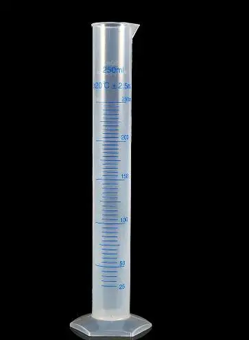 

1PCS 250ml Plastic Measuring Cylinder Graduated Cylinders For Lab Supplies Laboratory Measurement Tools