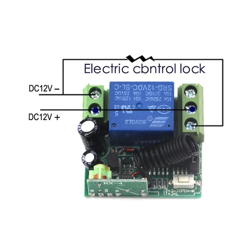 Беспроводная система дистанционного управления постоянного тока 12V10A с