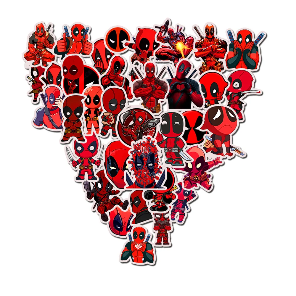 35 шт. наклейка супер герой Водонепроницаемый наклейки мини камера для автомобиля