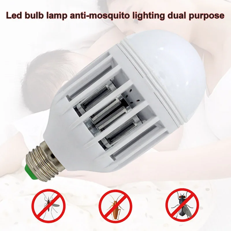 Комаров убийца Светодиодный лампа Ошибка ЛАМПА Zapper для уничтожения насекомых