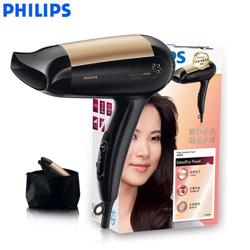 Мощный Электрический Фен Philips HP4989 с 3 файлами небольшой объем постоянная