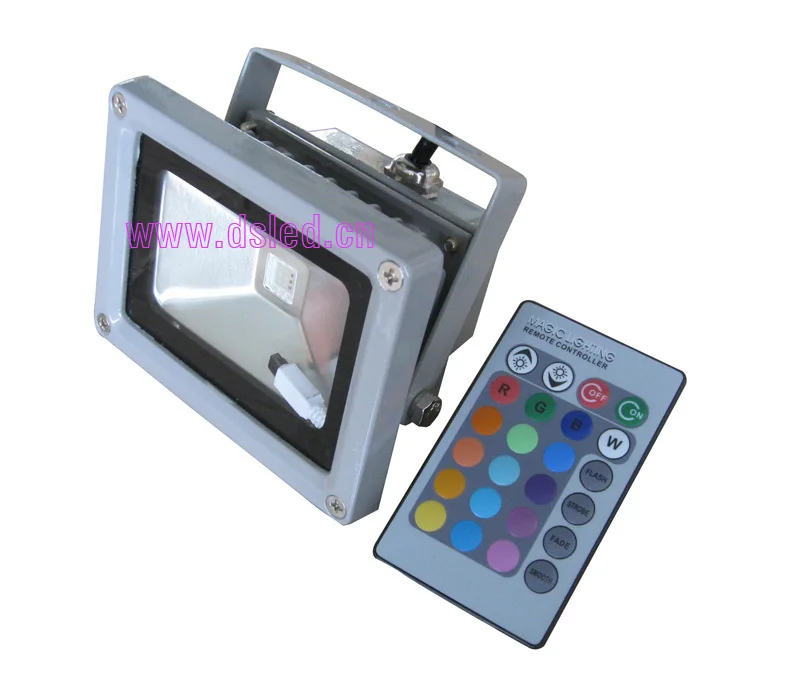 Бесплатная доставка! 10 Вт светодиодный RGB прожектор Светодиодный 220 В переменного