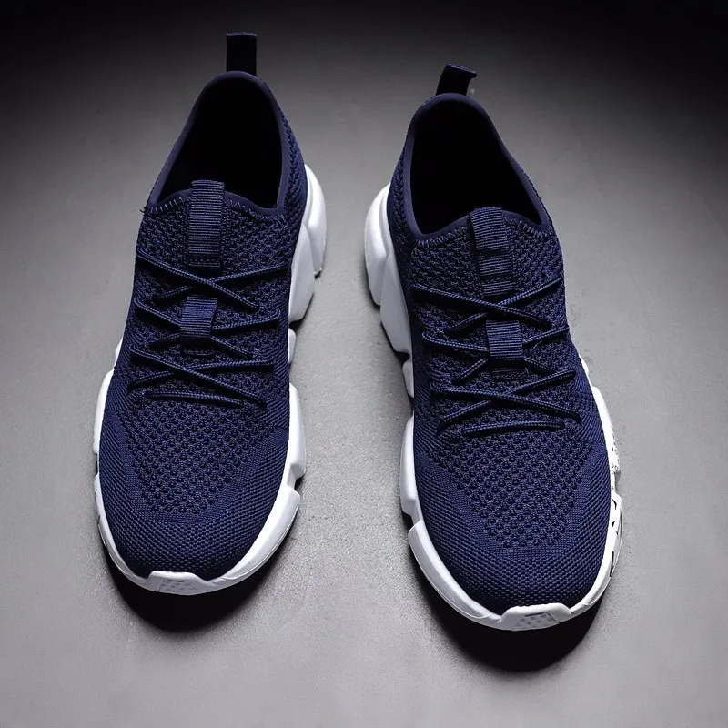2019 Breathable Summer Shoes Men Casual Fashion Mesh Slip On Lightweight Sport Large Size Black 47 | Обувь
