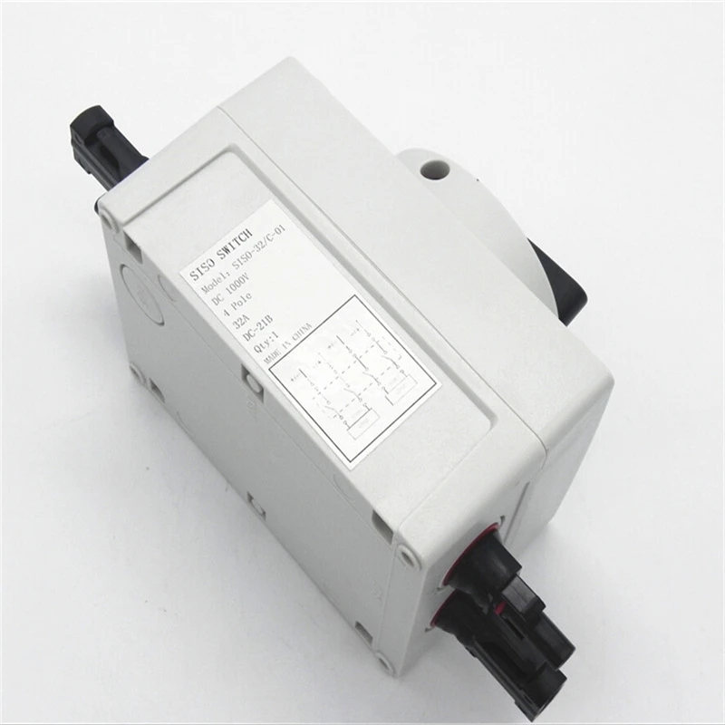 1 шт./лот Солнечный Электрический переключатель изолятора постоянного тока с 2