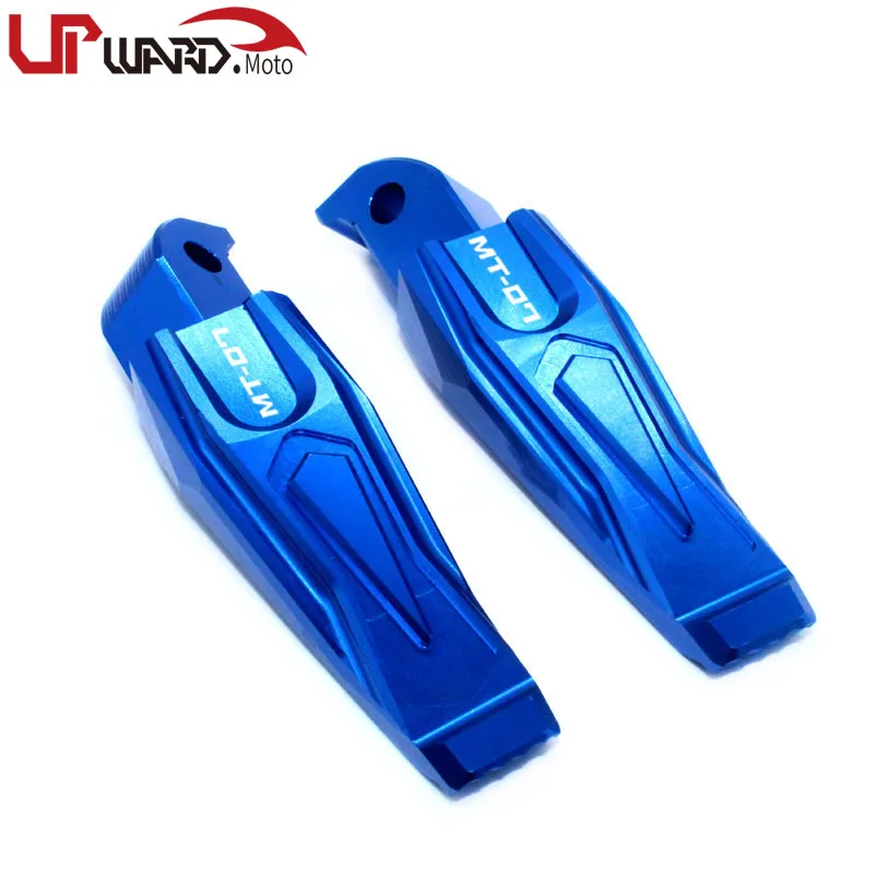 

For YAMAHA MT-07 MT07 FZ-07 FZ07 MT 07 FZ 07 2014 2015 2016 2017 Motorcycle CNC Passenger Footrests Rear Foot Pegs With logo