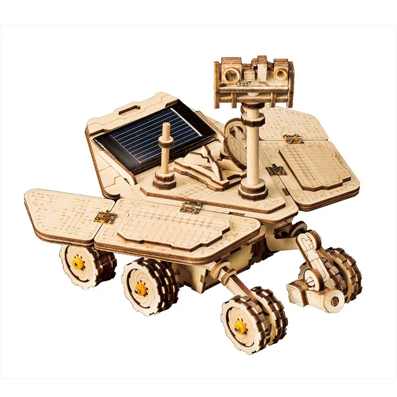 Spirit Rover Robotime подвижный Дух Ровер солнечной энергии игрушка 3D DIY лазерная резка деревянная модель Строительный набор подарок для детей и взрослых LS503 - Цвет: Spirit Rover