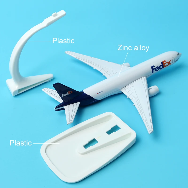 Air FedEx Express B777 Airlines Boeing 777 Airways самолет модели самолета 16 см сплав металлов Самолет
