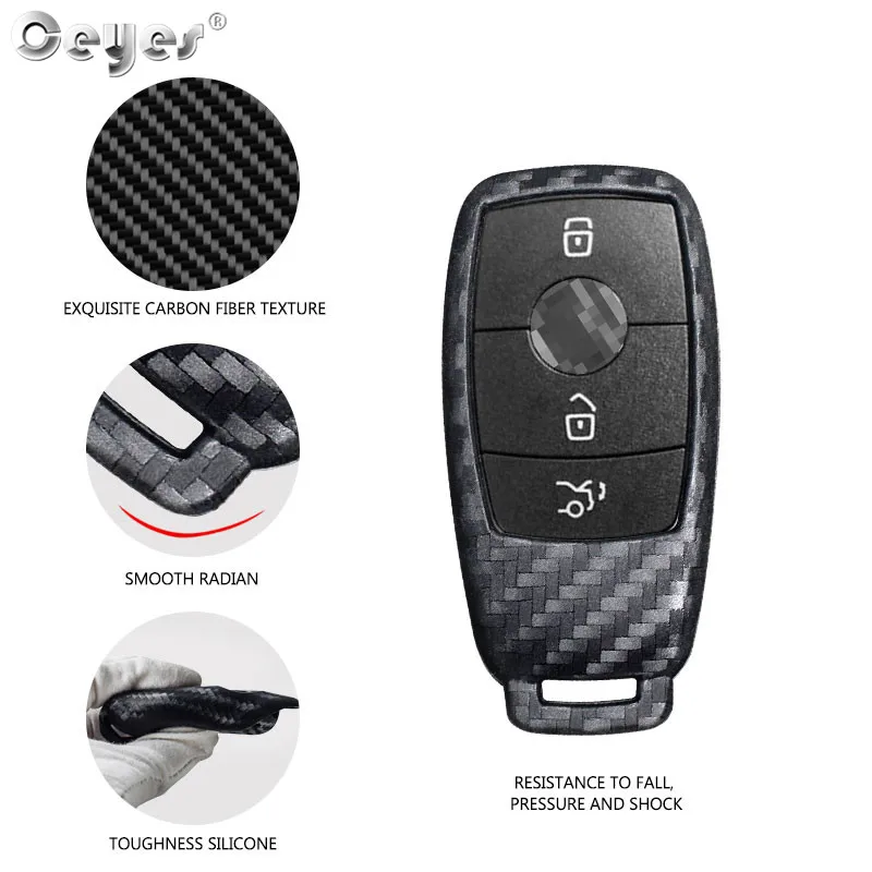 Защитный чехол Ceyes для смарт-ключей Mercedes Benz Class E200 E260 E300 W213 2018 S | Автомобили и