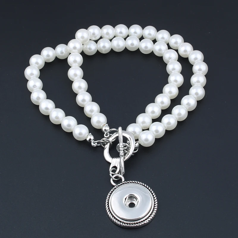 Новое красивое ожерелье с подвеской в виде искусственного жемчуга 2 круга 74 см