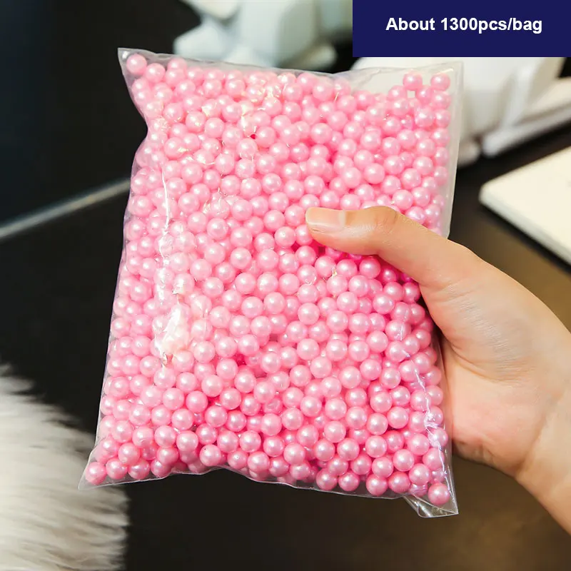 Pink pearls Инструменты для макияжа Ручка коробка для кистей со стеклом песочные бусины прозрачный макияж Инструменты держатель для хранения чехол можно положить кисти для макияжа - Цвет: Pink pearls