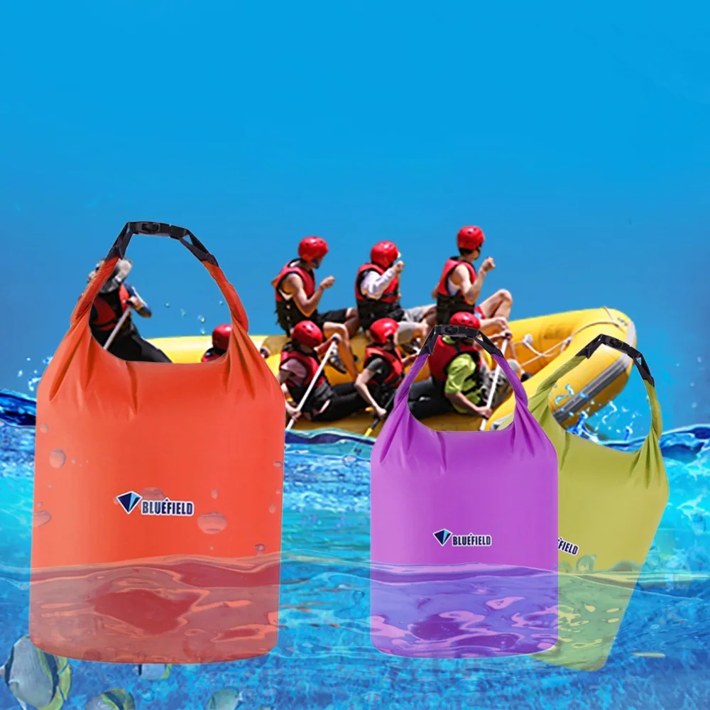Bluefield 10L/20L открытый плавательный водонепроницаемый мешок для воды кемпинг