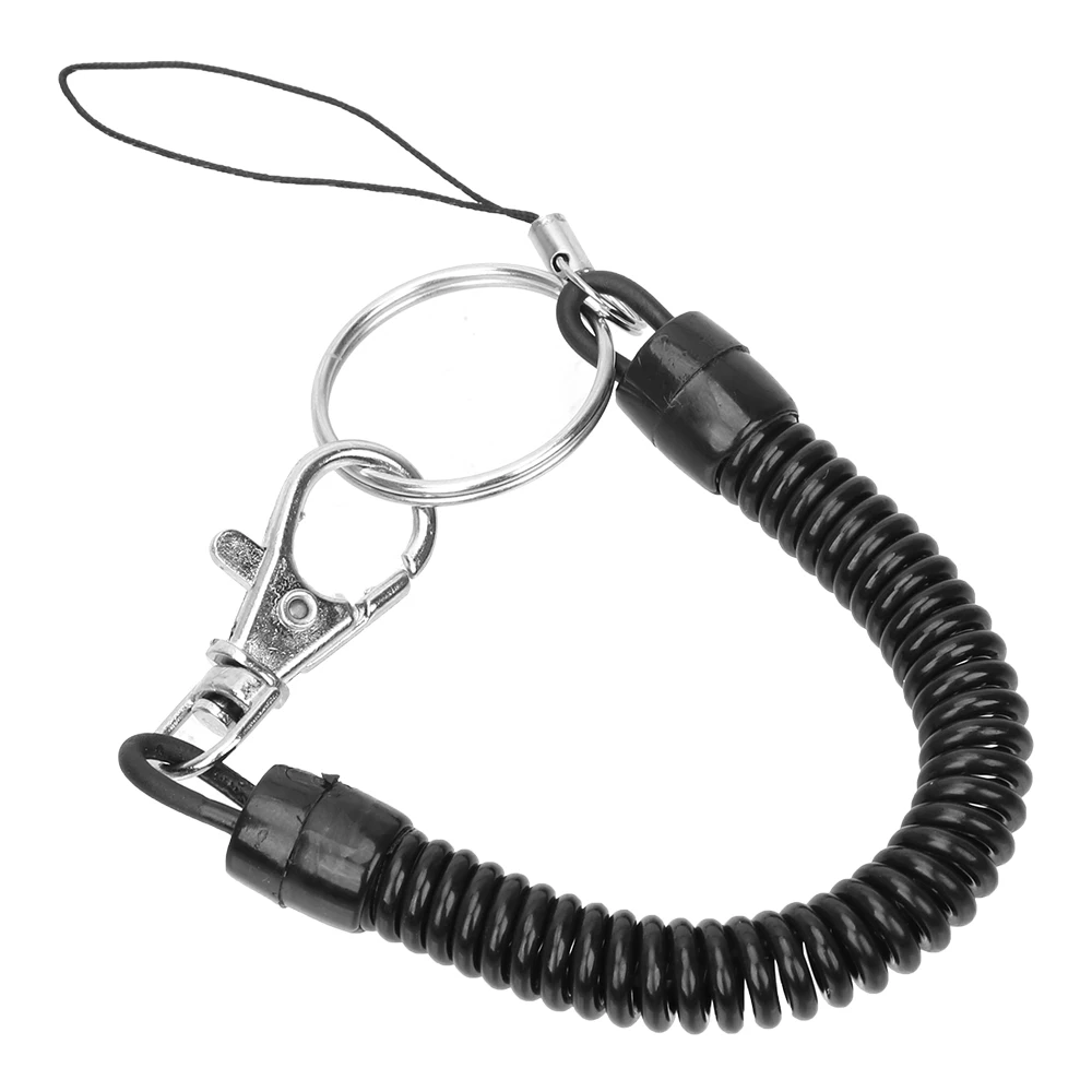 LEEPEE брелок выдвижной пружинный спиральный растягивающийся автостайлинг