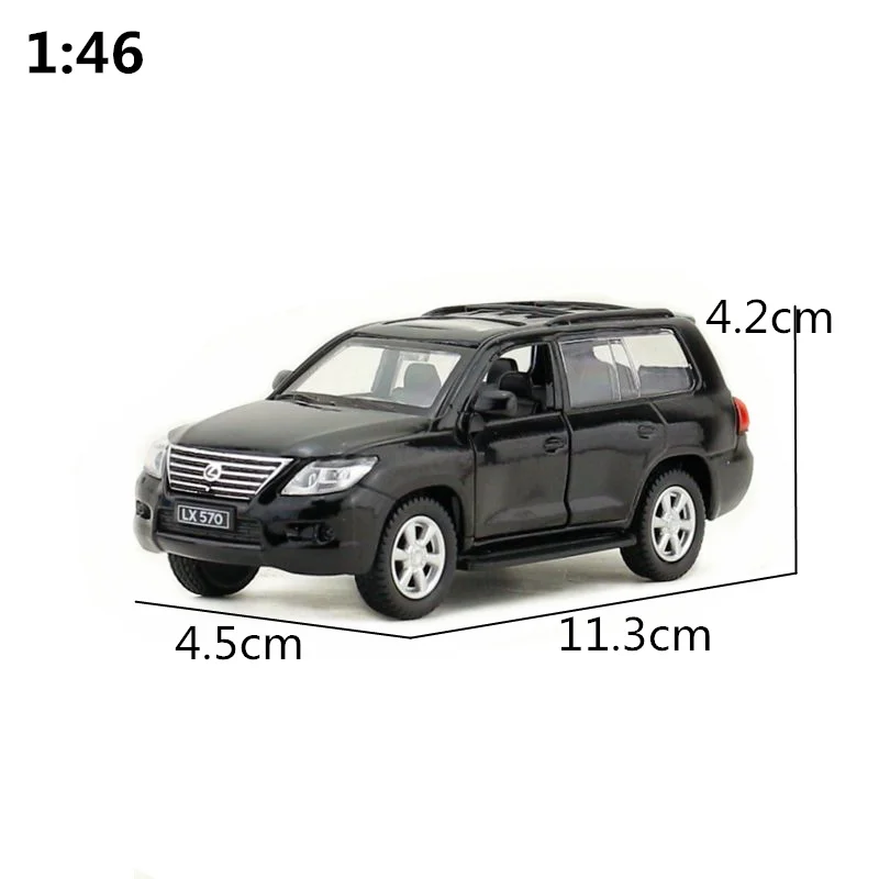Бесплатная доставка/литая металлическая игрушка модель/Масштаб 1:46 Lexus LX570